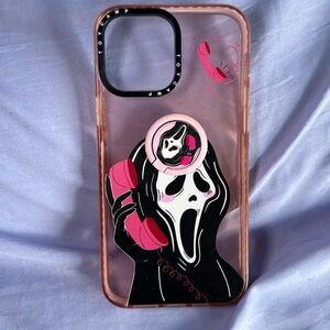 iPhone 13 Pro Max pink scream case